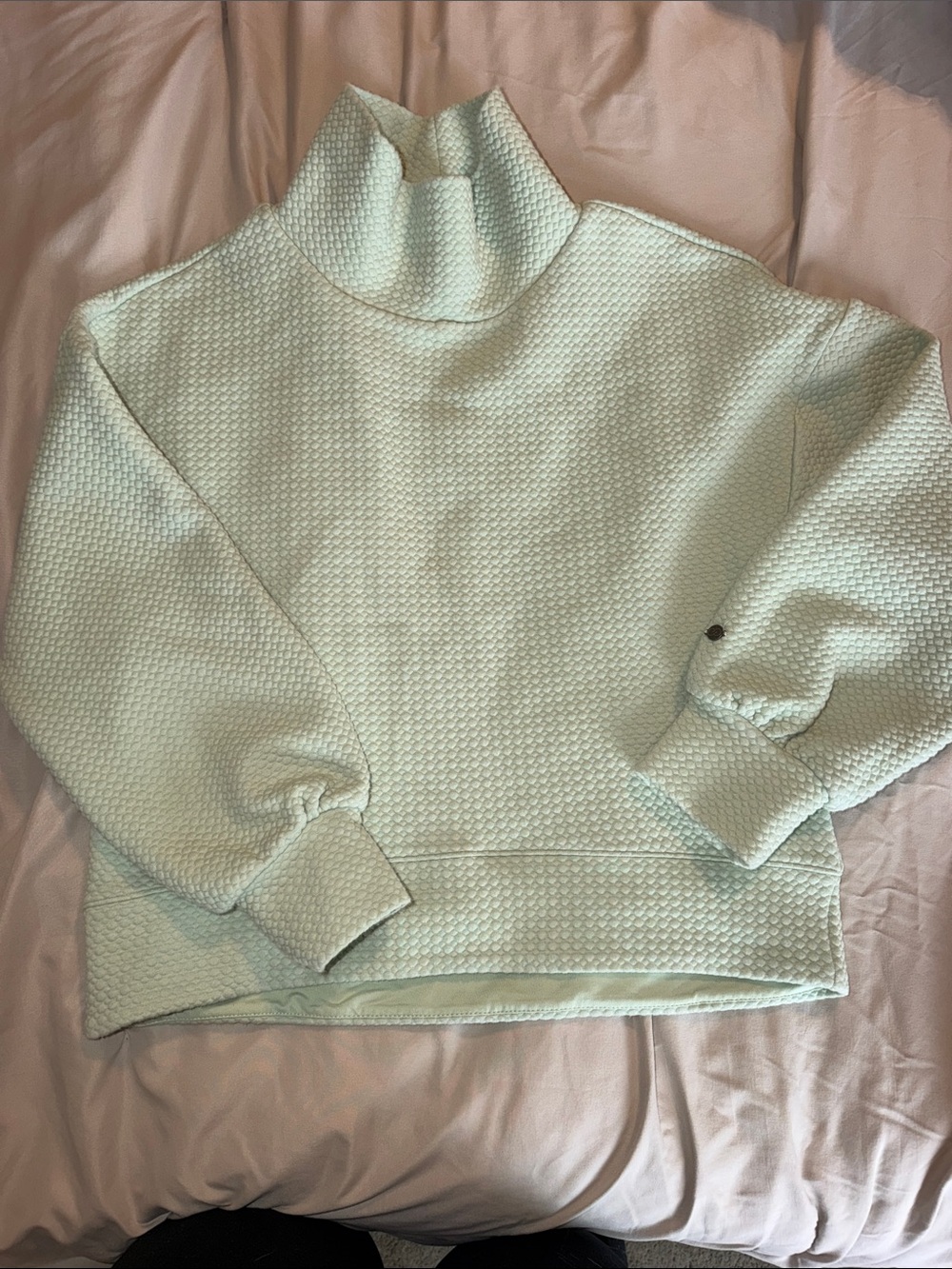 Calia Cozy Mock Neck Sweatshirt - Mint